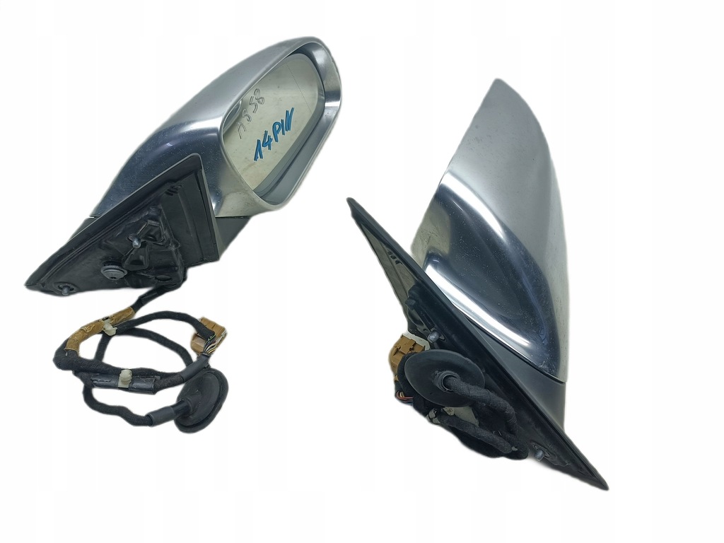 фото №10, Audi a8 s8 d3 зеркало хром алюминий наружное 14pin оригинал oryg