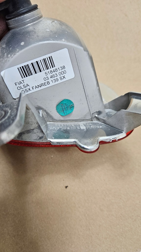 фото №6, Лампа противотуманная w бампер задняя задняя левая fiat panda iii 3 51848138