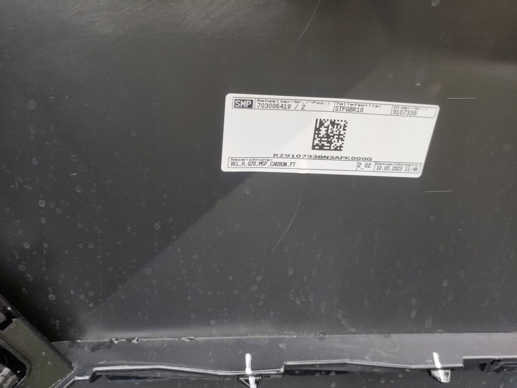 фото №12, Бампер задняя pdc m набор bmw 7 g70 цвет 416