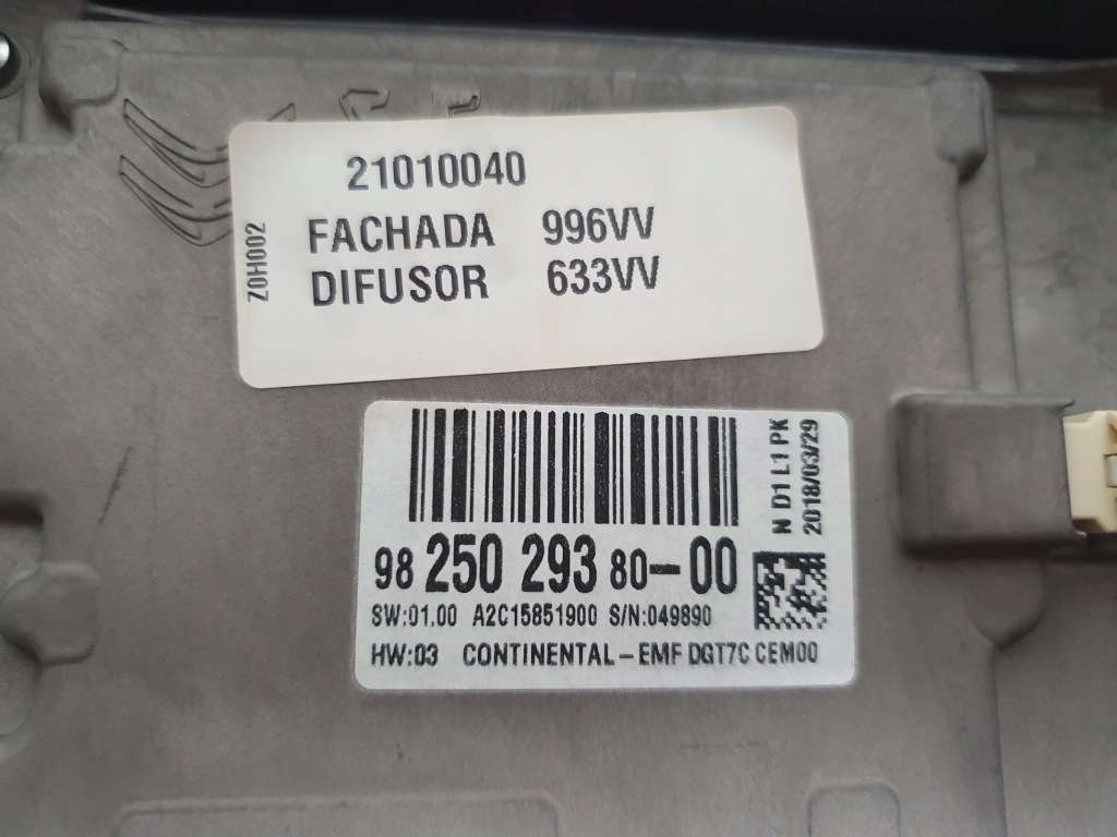 фото №9, Дисплей навигации citroen c4 picasso ii spactourer 9825029380