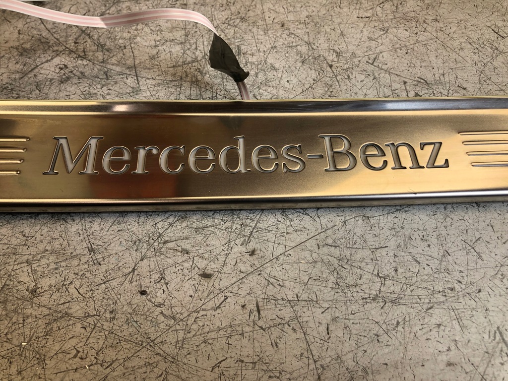 фото №6, Mercedes e coupe w238 молдинг накладка порог led