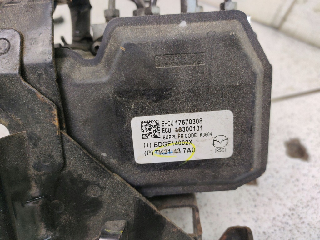 фото №6, Насос abs mazda cx-9 2nd facelift 2012 - 2016 tk21437a0