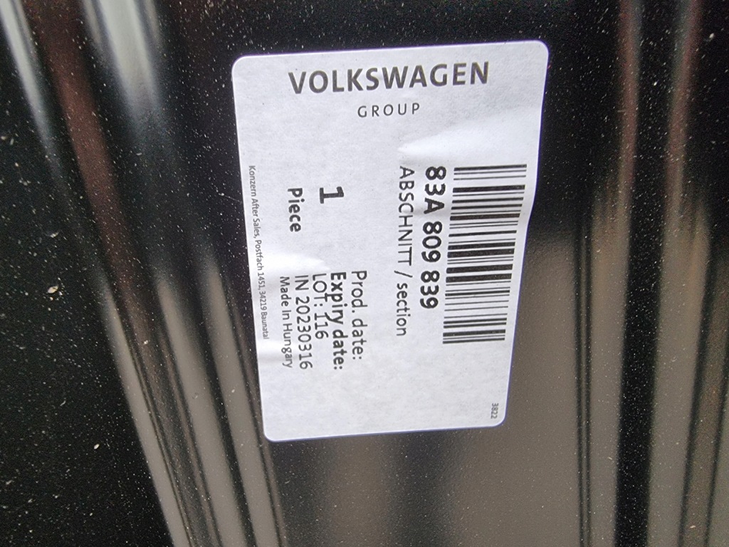 Audi q3 2 83a 18- обшивка левая передние стойку левая порог перед 83a809839 в Украине