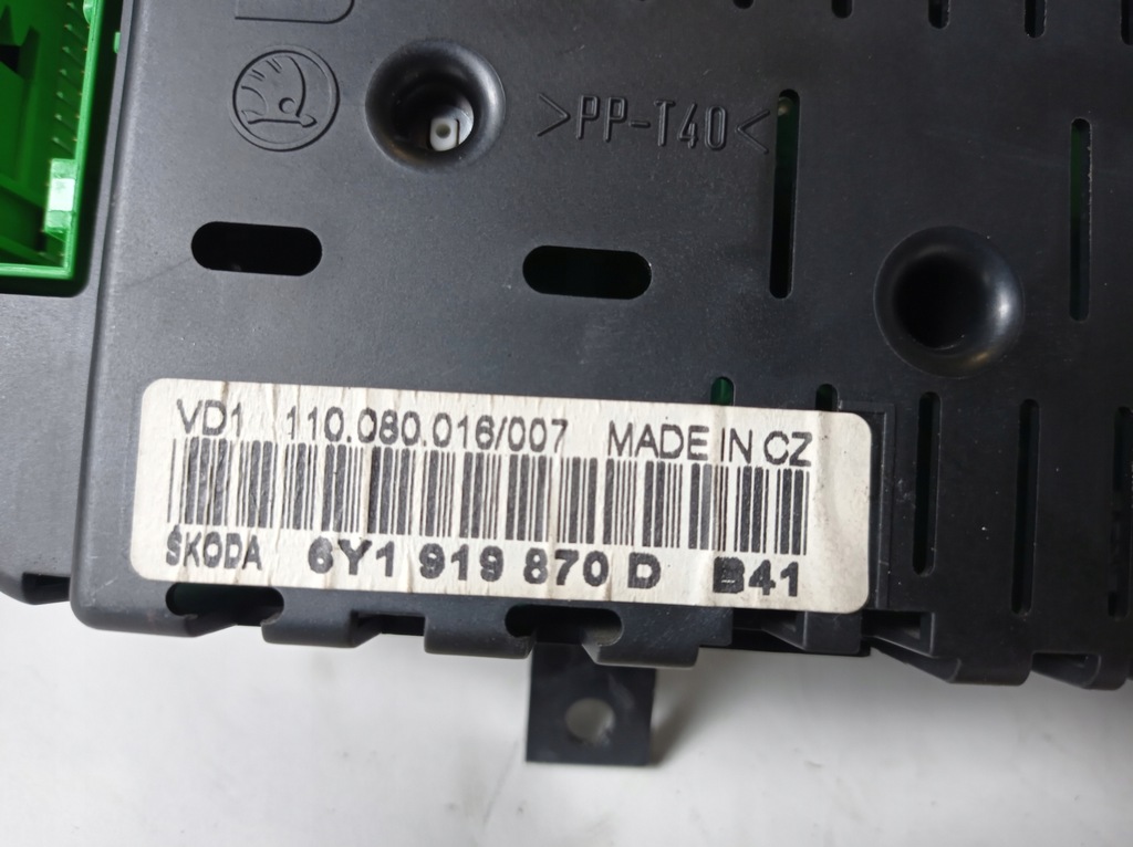 фото №8, Лічильник прилади skoda fabia i 1.9 tdi 336 tyś 6y1919870d