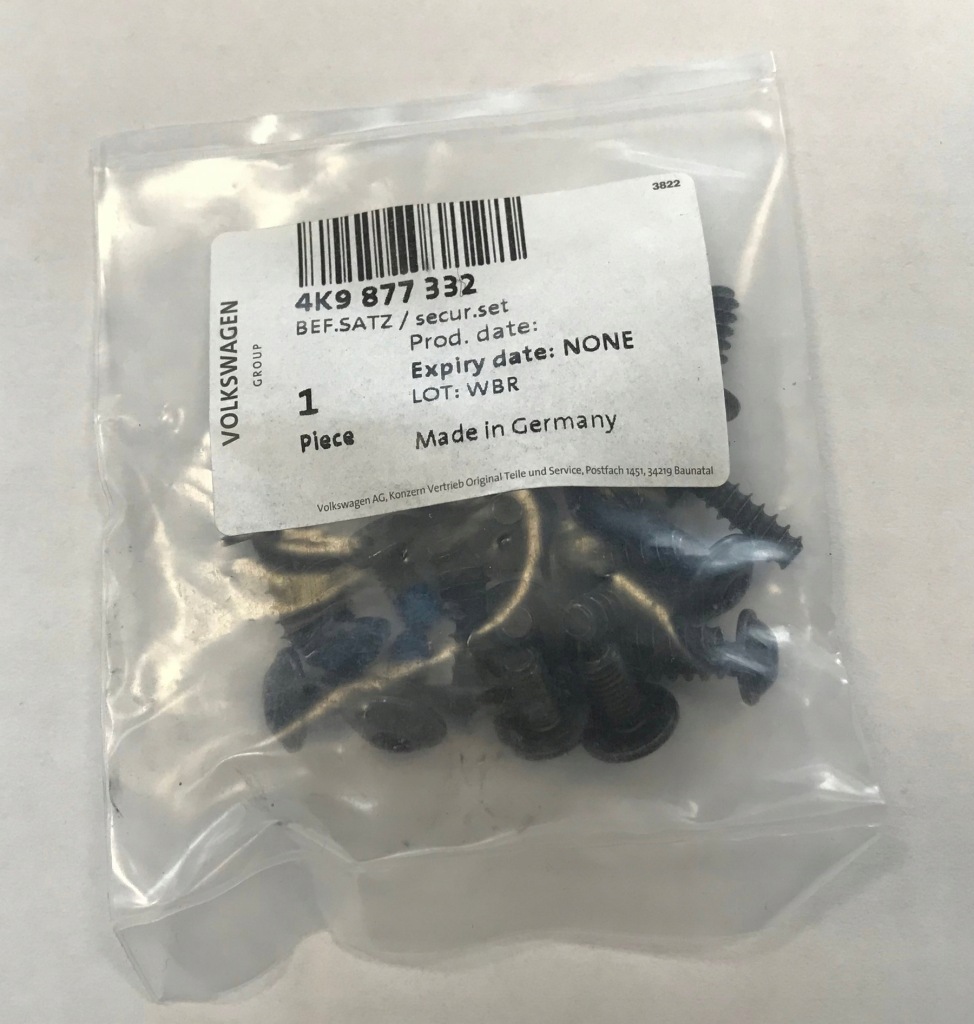 фото №1, Audi a6 c8 4k avant набір кріпильний болти панорама дах 4k9877331