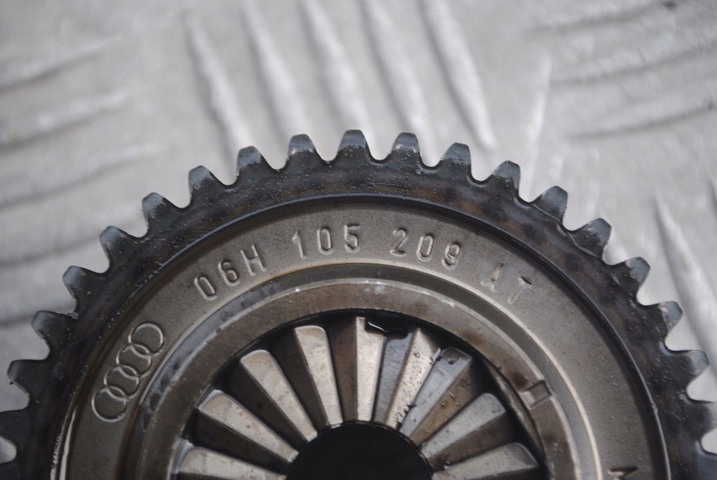 фото №8, Колесо зубчасте шків вала 06h105243g,06h105209at skoda octavia ii lift 1.8