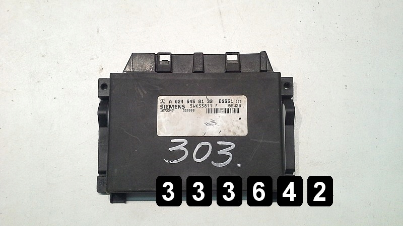 фото №1, 2003 mercedes e class ecu 0245458132