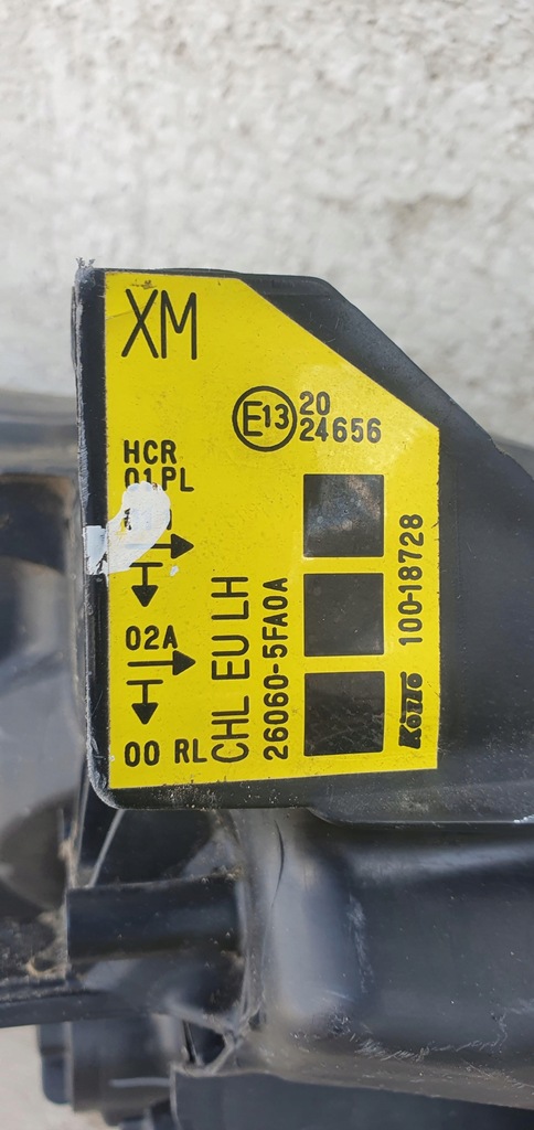 фото №7, Лампа левый перед nissan micra k14 260605fa0a