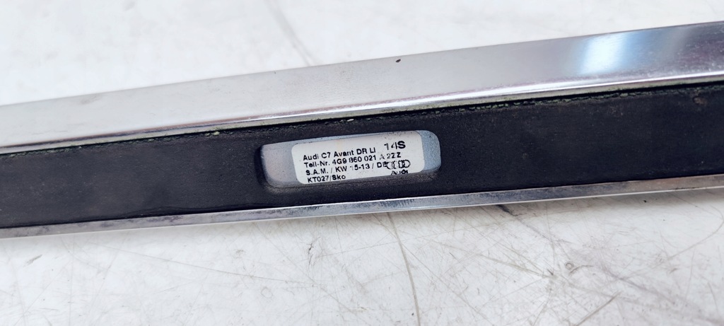 фото №5, Рейлинг крышный хром audi a6 c7 avant 4g9860021a