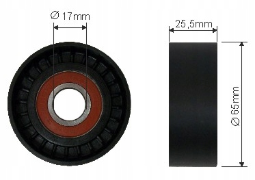 фото №1, Caffaro 466-91 ролик натягувача, ремінь клиновий багатореберний