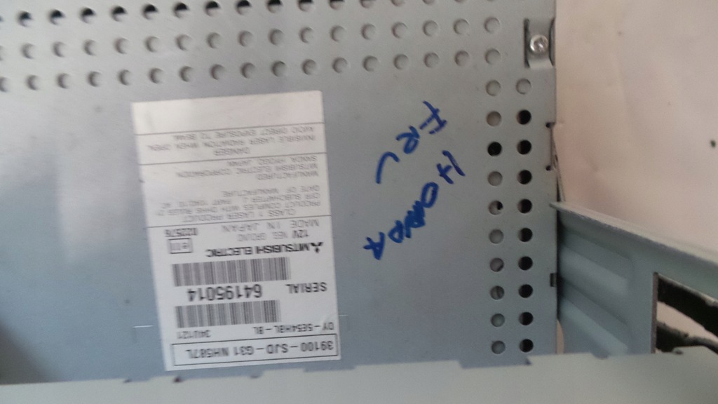 фото №13, Радио заводской honda fr-v frv 39100-sjd-g31