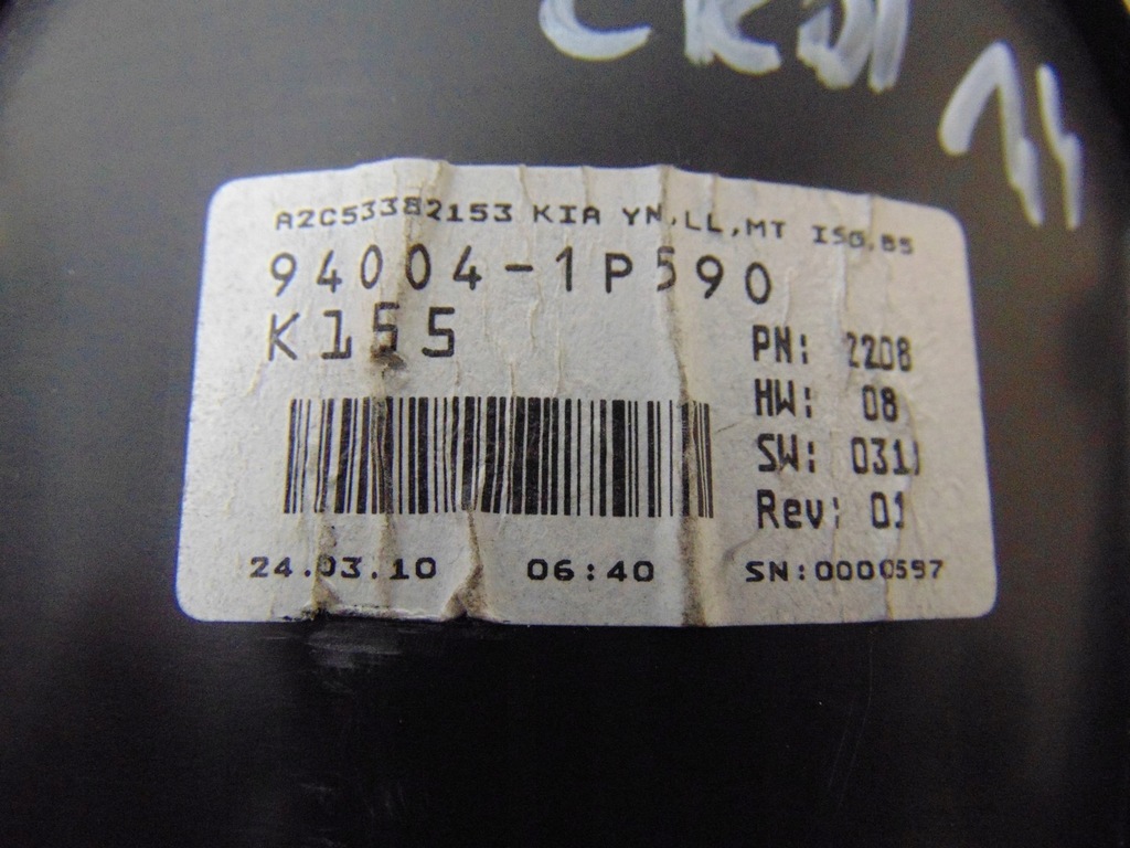 фото №13, Лічильник приладова панель kia venga 1.4 crdi 94004-1p590 europ