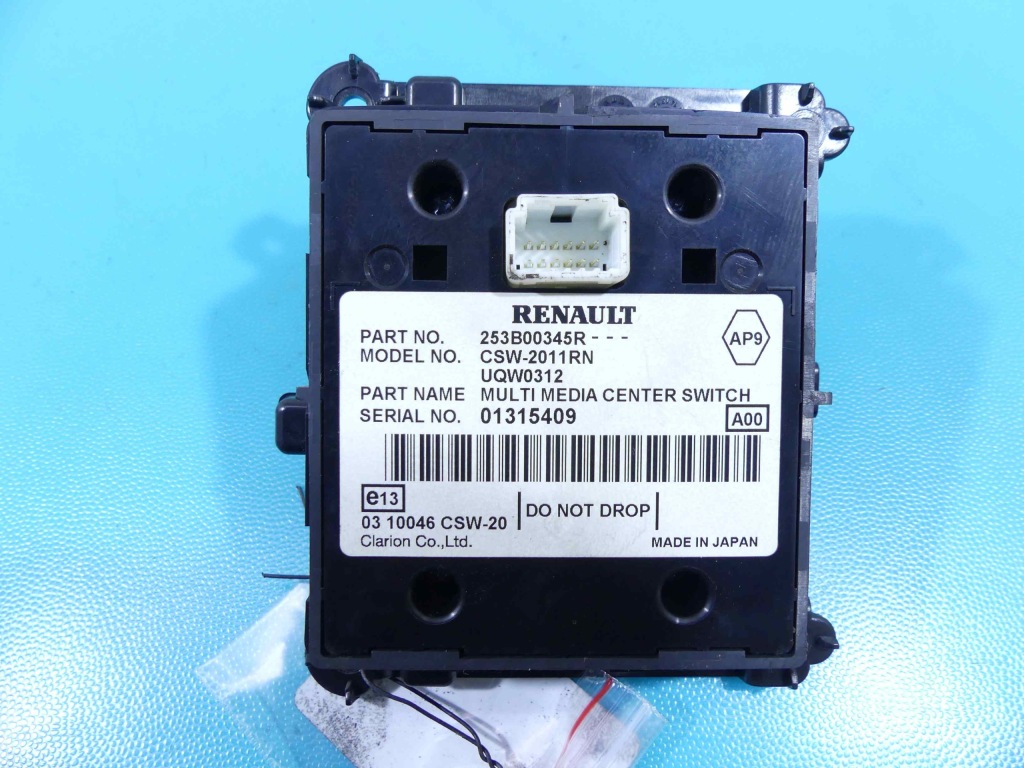 фото №3, Переключатель радио навигации renault laguna iii