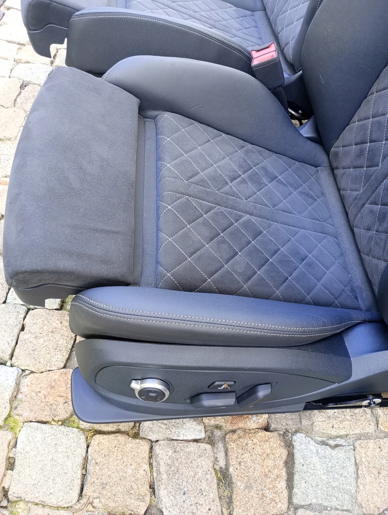 фото №14, 8w a5 сидіння шкіра заднє сидіння alcantara sportback s4 b9 sedan a4 avant rs4 55