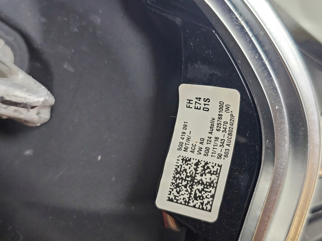 фото №14, Воздуховод кожа мультифункция vw passat b8 golf vii 5g0419091fh