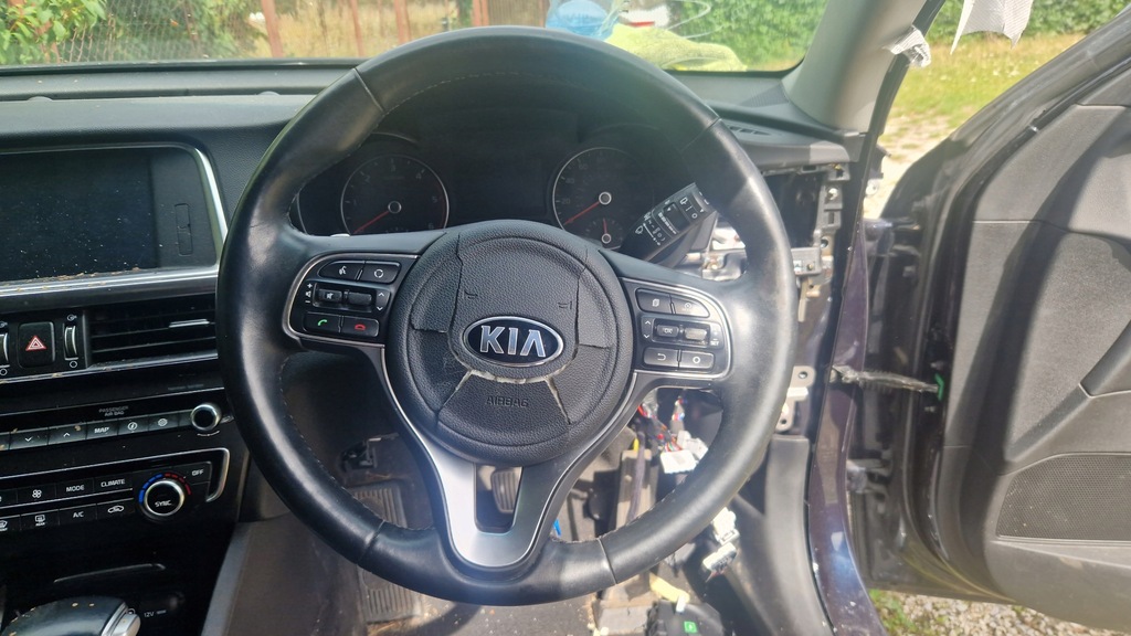 фото №9, Kia optima iv 2016-18 воздуховод кожа подогрев лепестки переключения