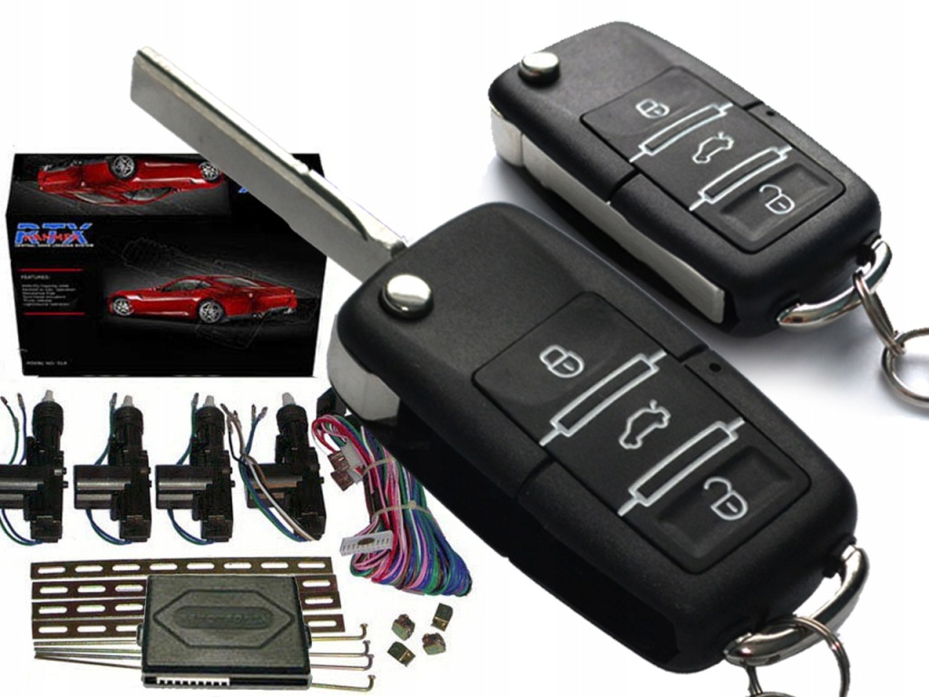 Центральный замок 2x pilot складной ключ logo rtx cl9s 4d Киев