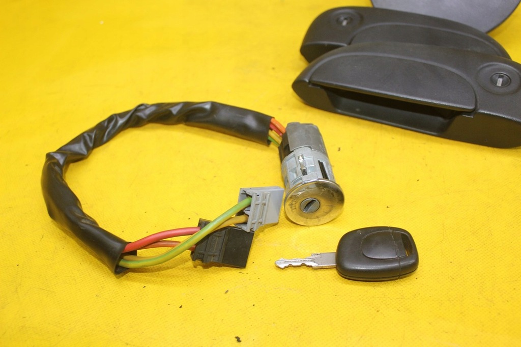 фото №7, Замок запалювання ключ ручка ліва права кришка заливної пального renault kangoo i fl