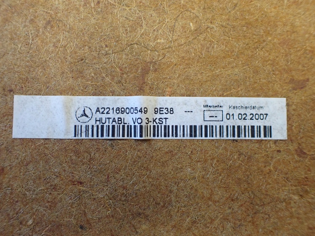 фото №7, Mercedes w221 s65 amg полиця задня designo