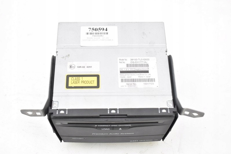 фото №5, Чейнджер дисков cd 39100-tl0-g500 honda accord 8 viii 07-11