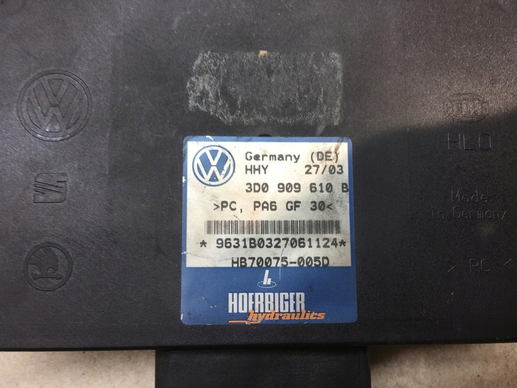 фото №5, Модуль крышки багажника vw phaeton 3d0909610b