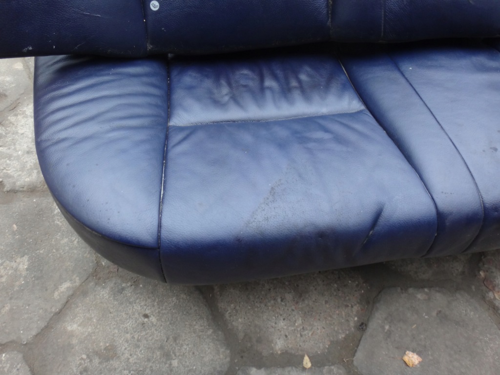 фото №9, Комплект сидений сиденья сиденья заднее сиденье задняя niebieska кожа bmw e60