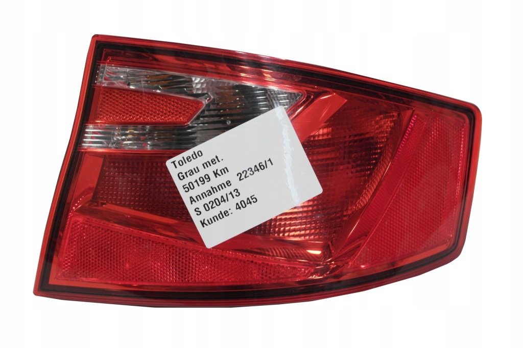 фото №1, Seat toledo 2013-14 r лампа права задня 6jh945096a