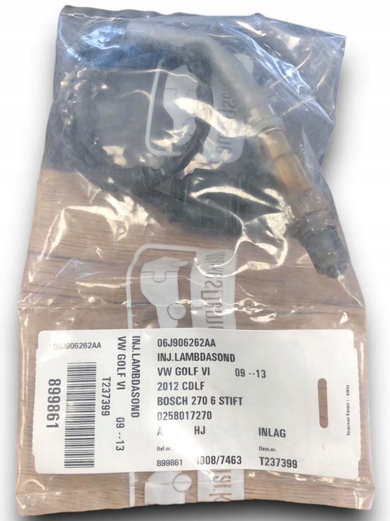 фото №1, Vw golf vi датчик лямбда-зонд 06j906262aa