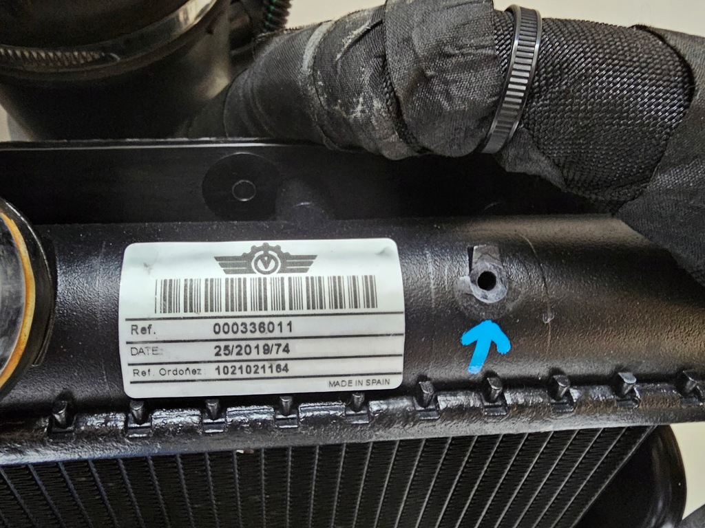 фото №11, Pas передний радиатор интеркулер комплект ferrari roma f169 000336011