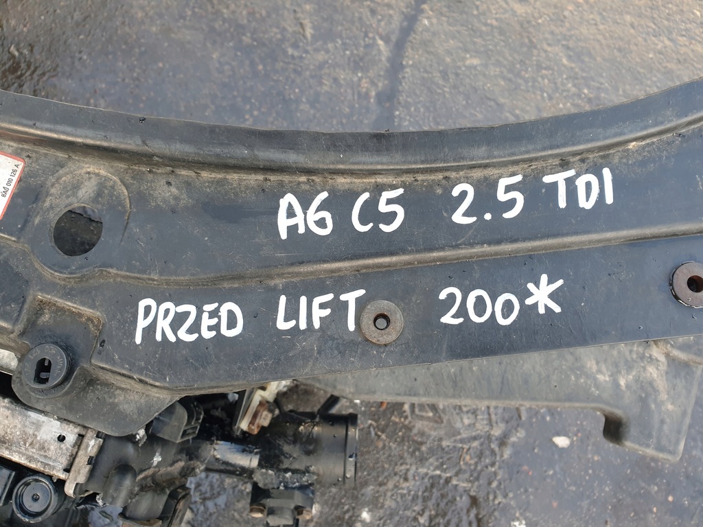 фото №7, Pas передний усилитель передний комплект радиатор audi a6 c5 2.5 tdi