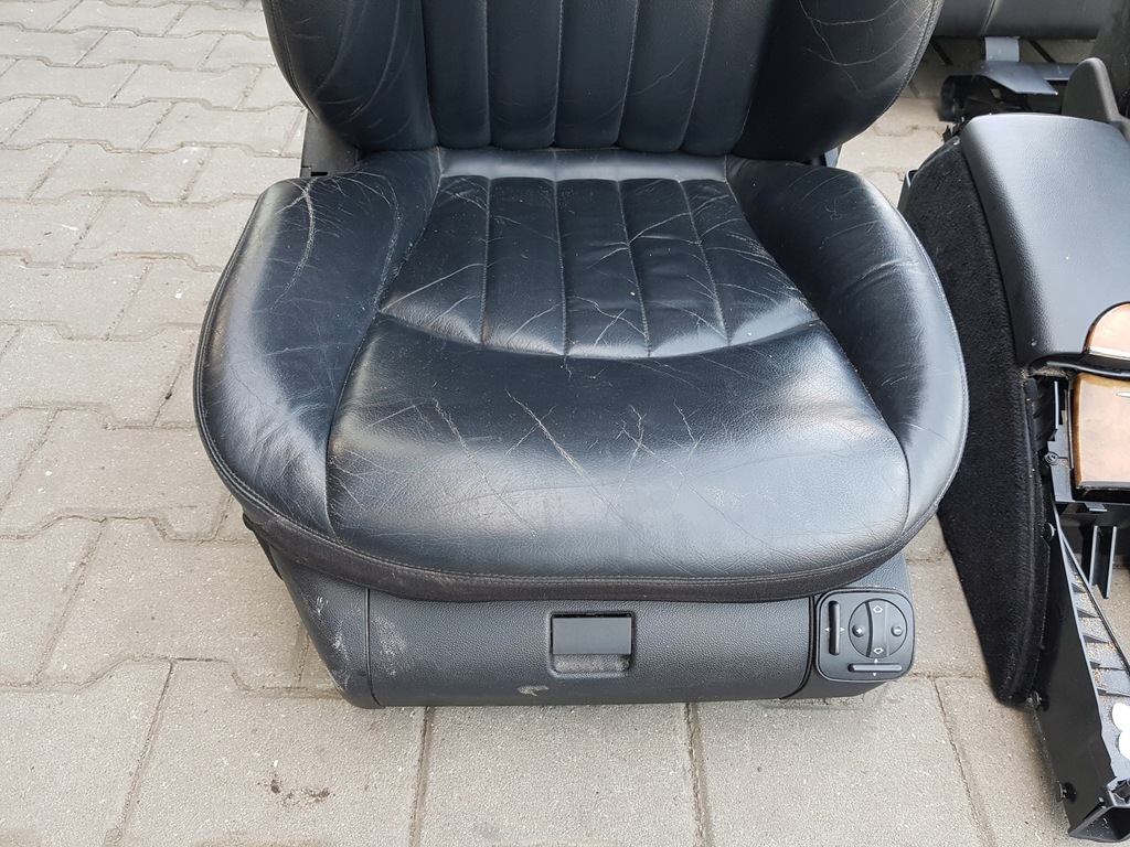 фото №9, Mercedes e klasa w211 lift kombi сиденья кожаный заднее сиденье