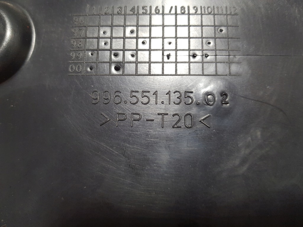 Porsche boxster s 986 911 996 накладка багажника кришка 99655113502 Зі Шроту