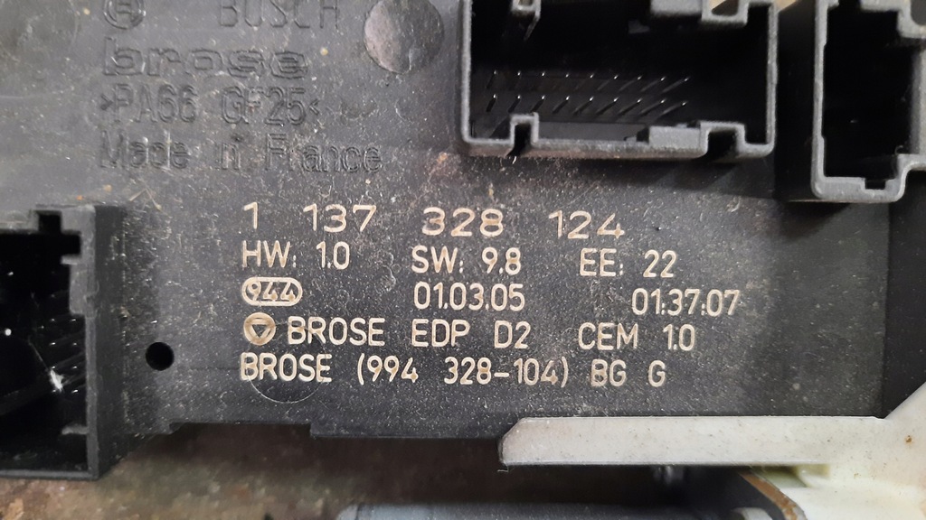 фото №4, Моторчик скло лівий перед peugeot 407 04r