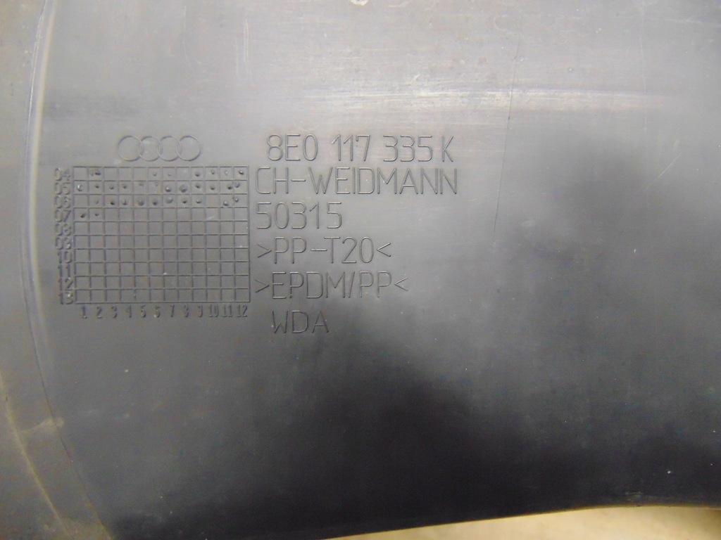 фото №9, Audi a4 b7 интеркулер tdi 8e0117335k трубы воздуховод воздуха воздухозаборник