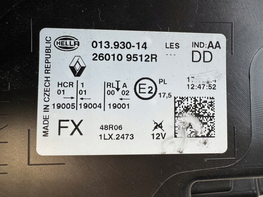 фото №10, Renault captur ii 2019 2023 лампы led pure vision лампа левая правая nowe