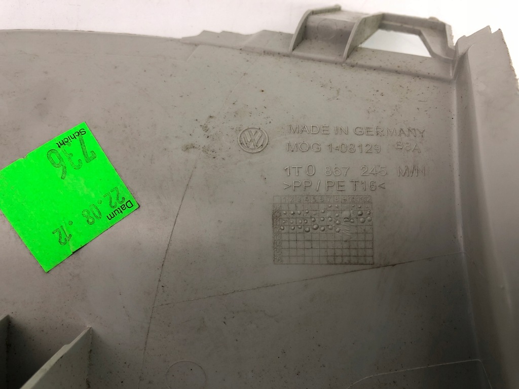 фото №5, Vw touran захист обшивка стійка правого lewego 1t0867245