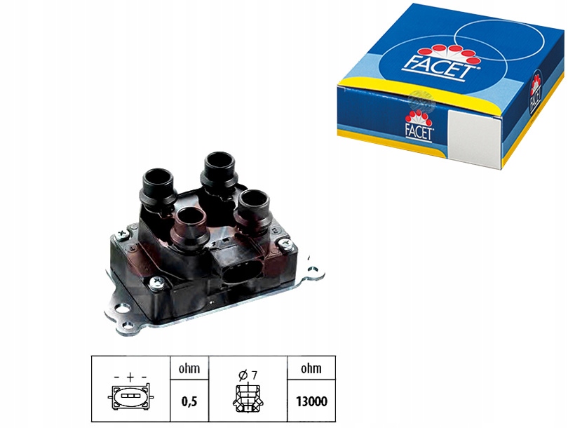 фото №1, Facet катушка зажигания ford fiesta escort orion ka