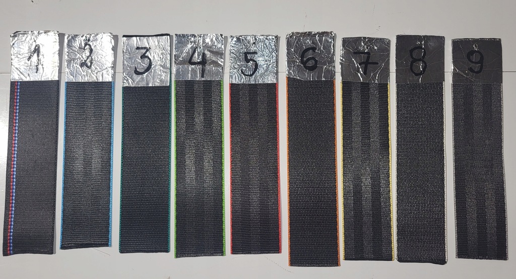 фото №10, Кольорове стрічки ременів безпеки zmiana koloru