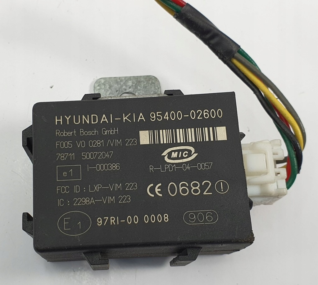 фото №1, Модуль иммобилайзер hyundai atos ii 95400-02600