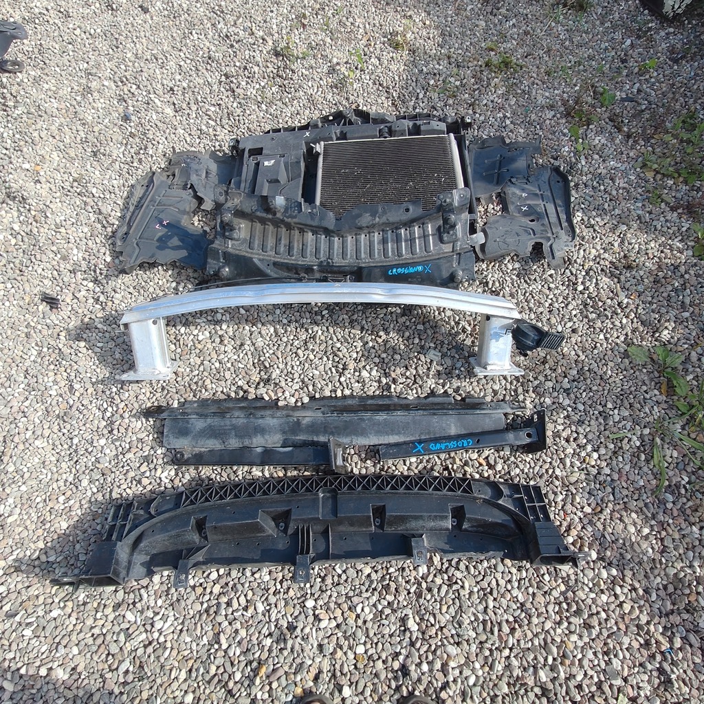 фото №1, Pas передний балка радиатор opel crossland x 1.2 vti комплект