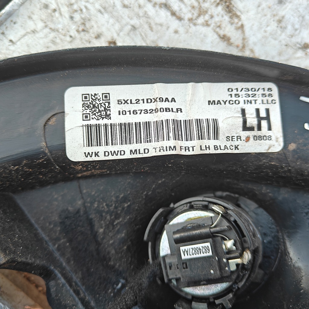 фото №6, Jeep grand cherokee wk2 14-22 рамка молдинг прокладка двері лівий задня перед