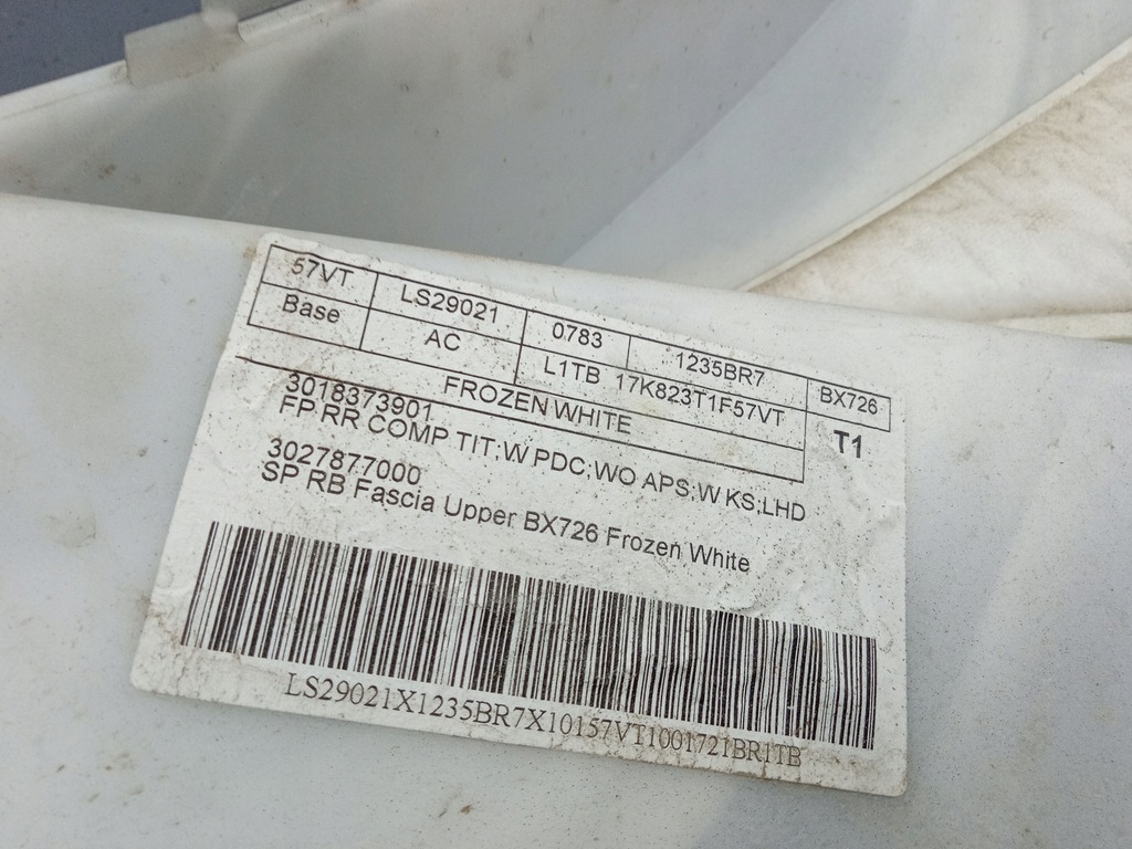 фото №10, Ford puma mk2 19- бампер задня l1tb-17906-a1