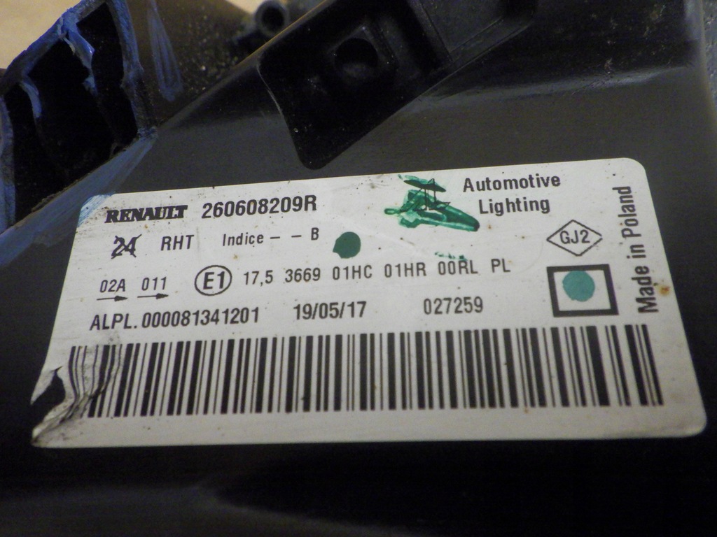 фото №8, Dacia duster lift лампа передня ліва перед