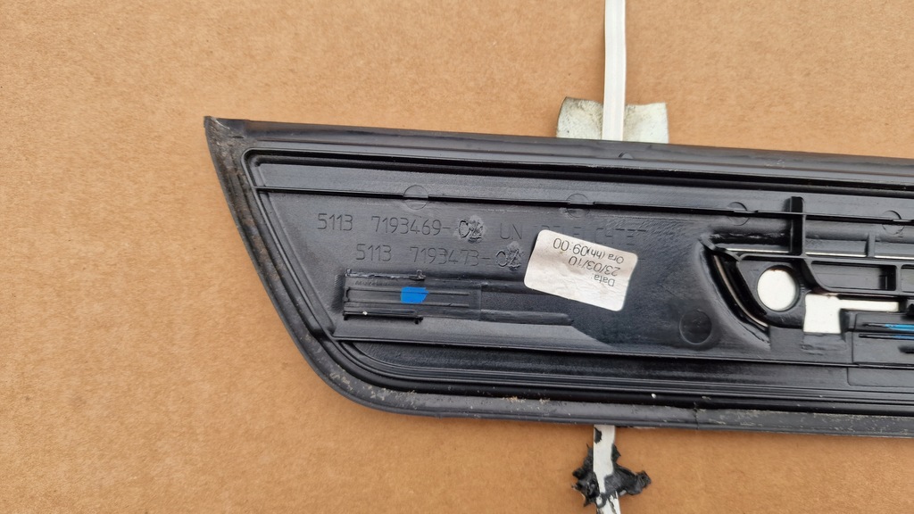 фото №6, Молдинг накладки підсвічувані порогові bmw 5gt f07