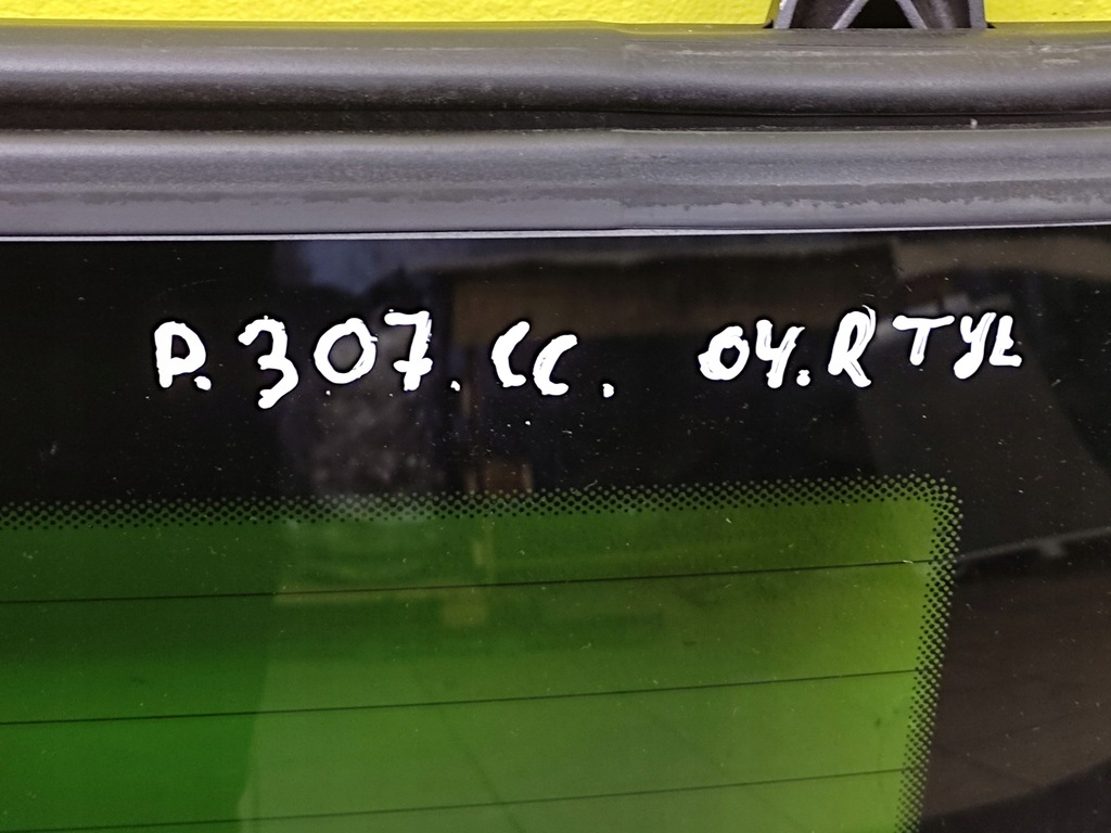 фото №12, Peugeot 307 cc стекло задняя