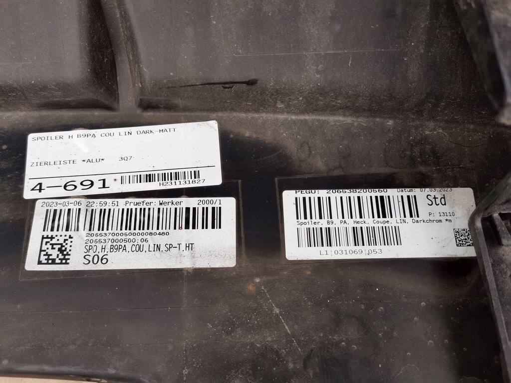 фото №13, Audi a5 s5 8w6 lift 19- бампер задній 4xpdc задня 8w6807521ah