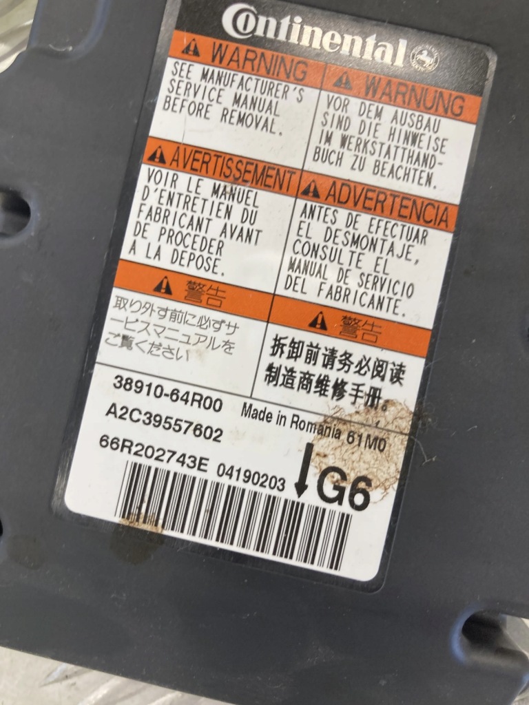 фото №1, Датчик модуль подушок подушка безпеки sx4 s-cross 16- lift