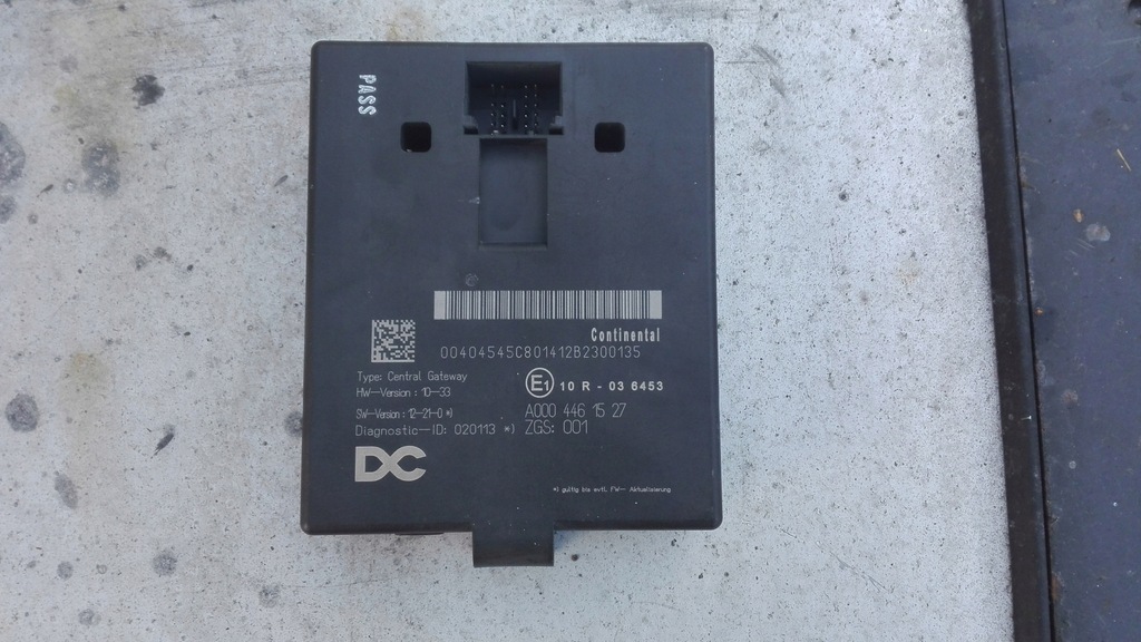 фото №1, Блок керування бортовий комп'ютер zgs actros mp4 a0004461527