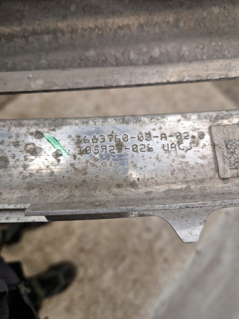 фото №7, Tesla model x plaid балка w бампер перед нижня