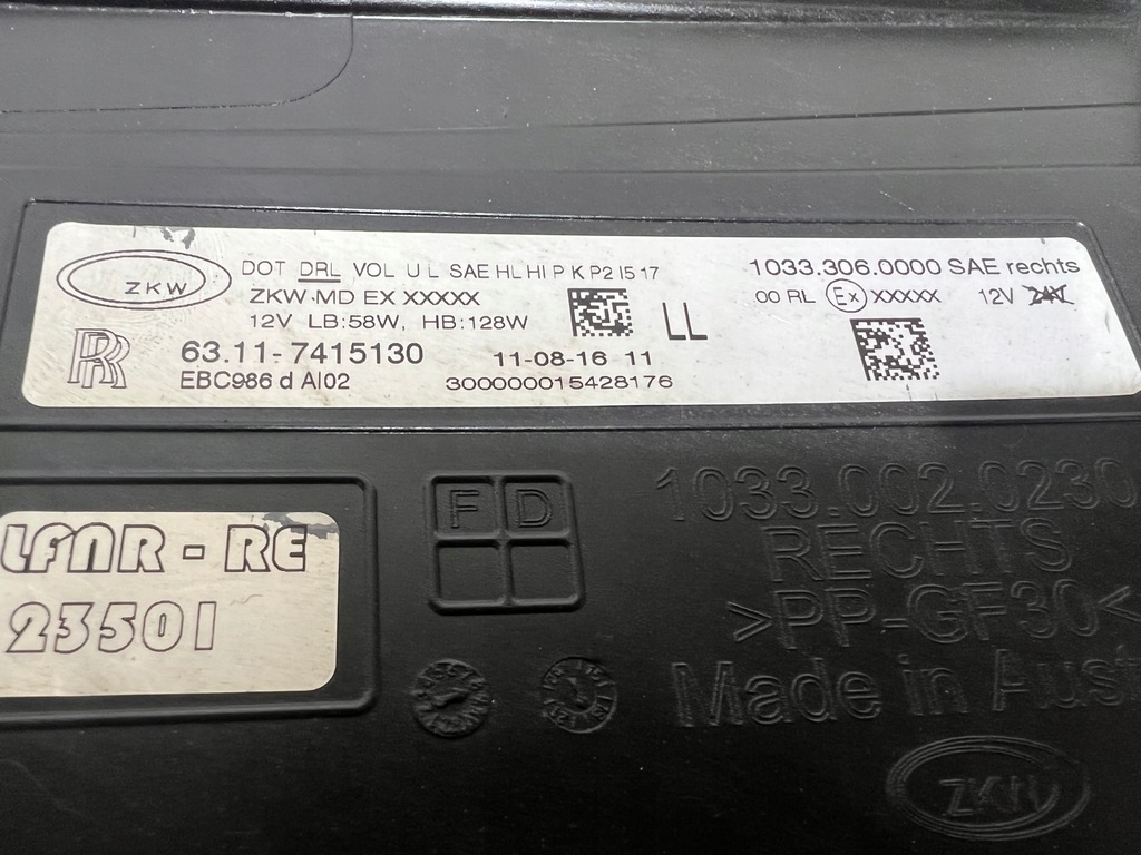 фото №7, Rolls royce phantom full led лампа права